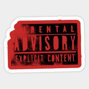 Explicit Lyrics Sticker